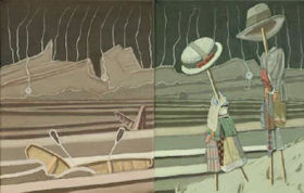 Diederik Gerlach, promenade langs het gemis