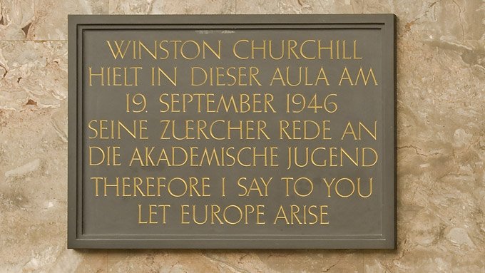 Winston Churchill, Vader van Europa