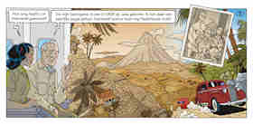 Stripboek nationaal geschenk Indisch Herinneringscentrum aan het onderwijs