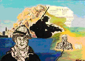 Veteranenkunst in Legermuseum